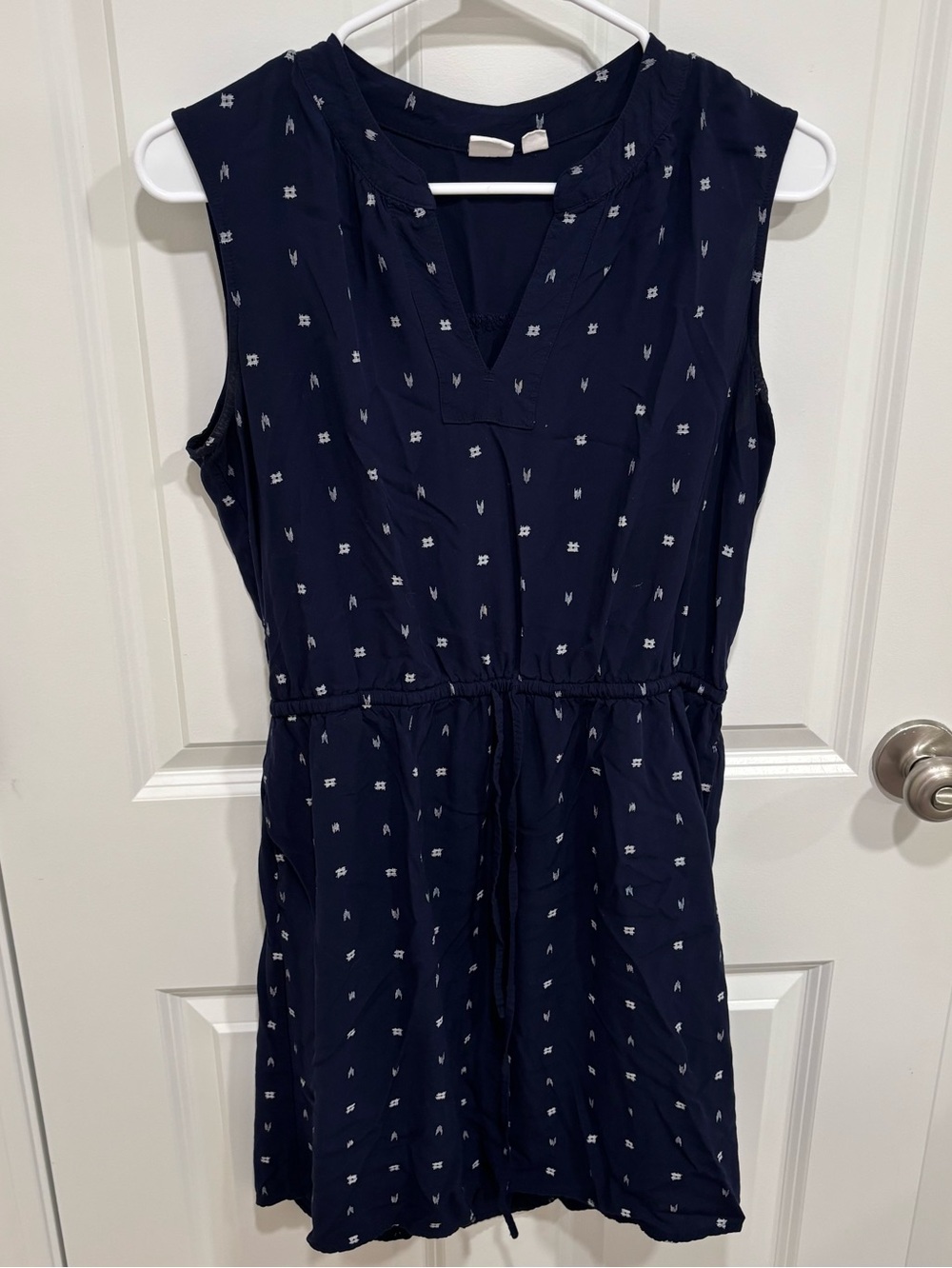 Gap Factory Print Sleeveless Mini Dress Womens U.S. Medium